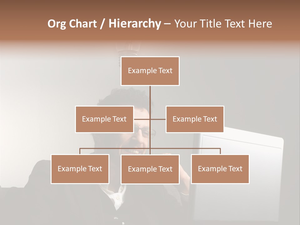 Light Background Armchair PowerPoint Template