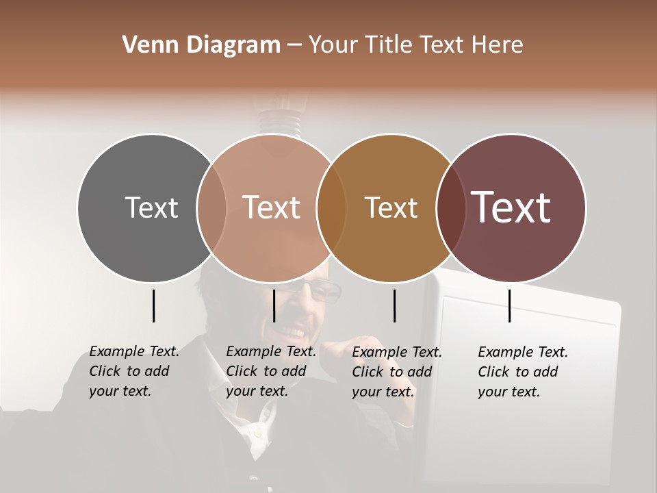 Light Background Armchair PowerPoint Template
