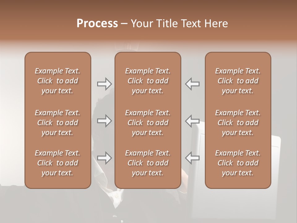 Light Background Armchair PowerPoint Template