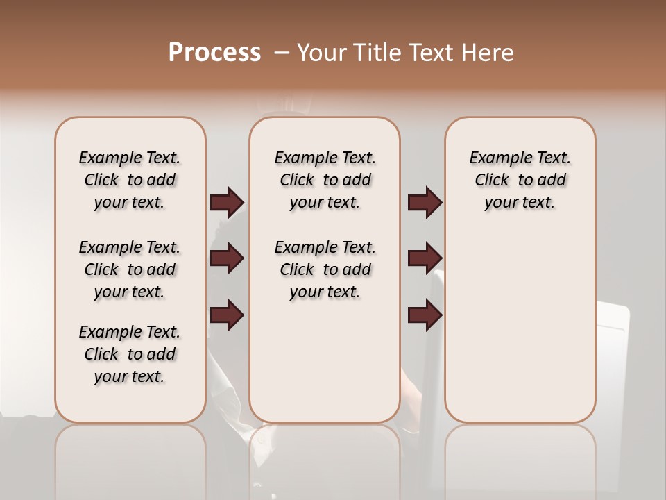 Light Background Armchair PowerPoint Template
