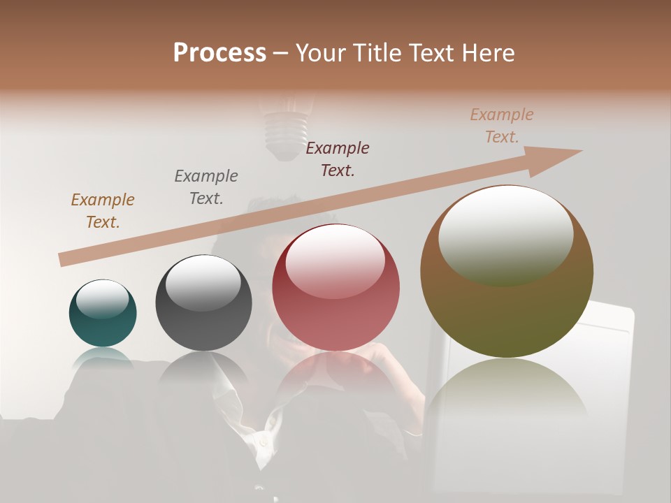 Light Background Armchair PowerPoint Template