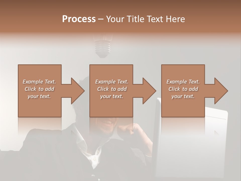 Light Background Armchair PowerPoint Template