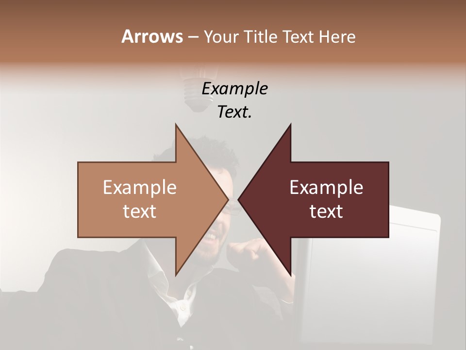 Light Background Armchair PowerPoint Template