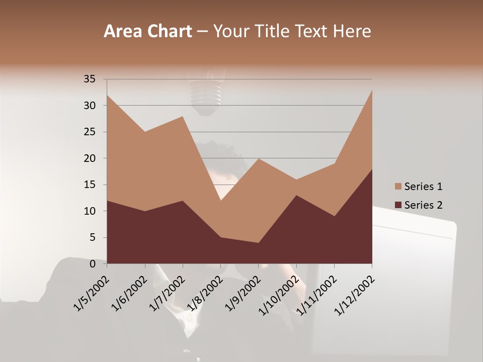 Light Background Armchair PowerPoint Template
