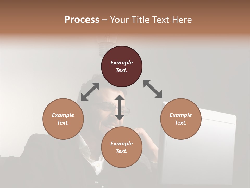 Light Background Armchair PowerPoint Template
