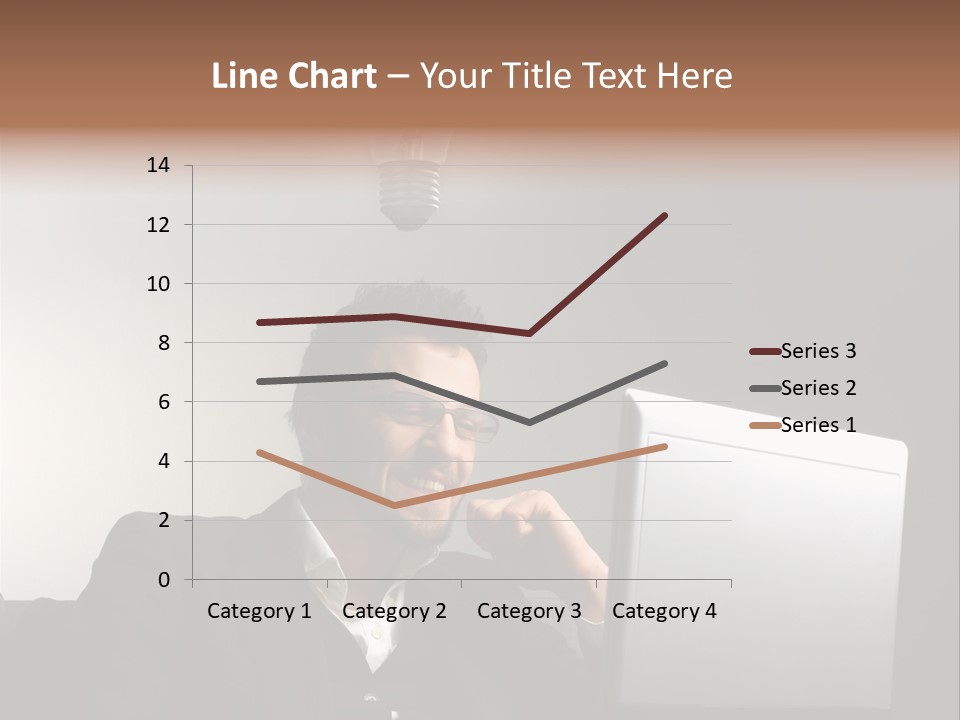 Light Background Armchair PowerPoint Template