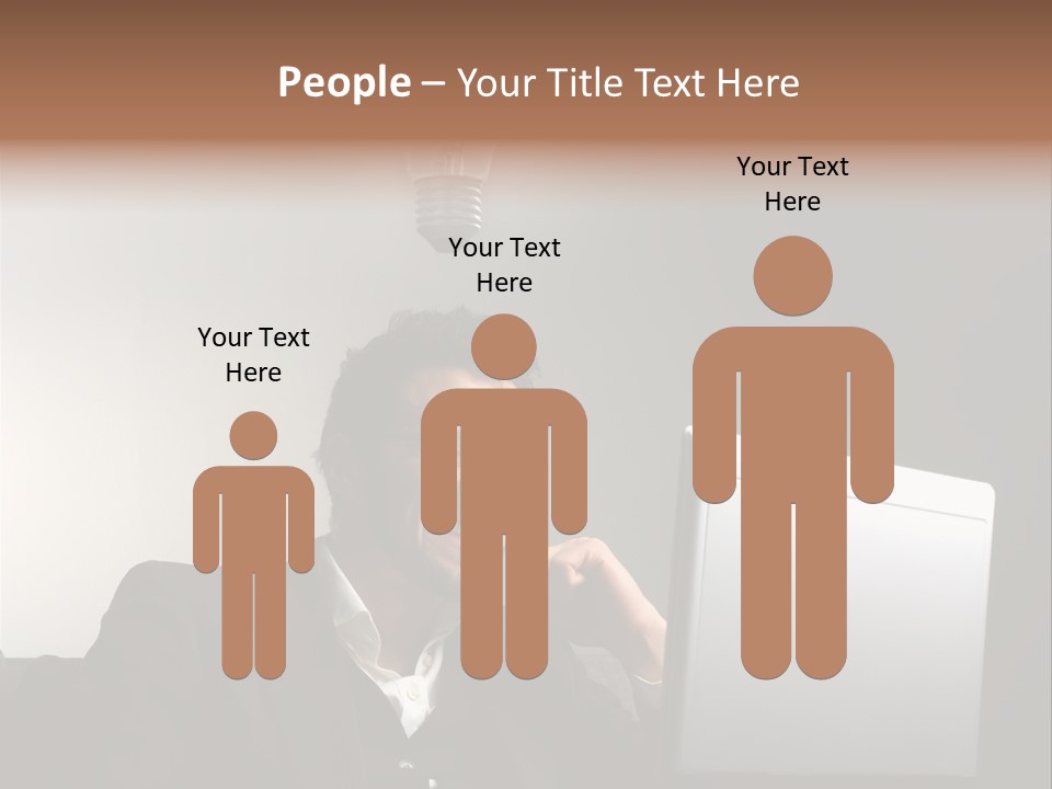 Light Background Armchair PowerPoint Template