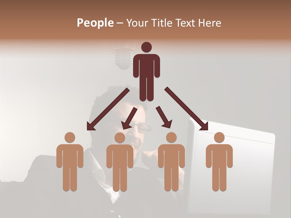 Light Background Armchair PowerPoint Template