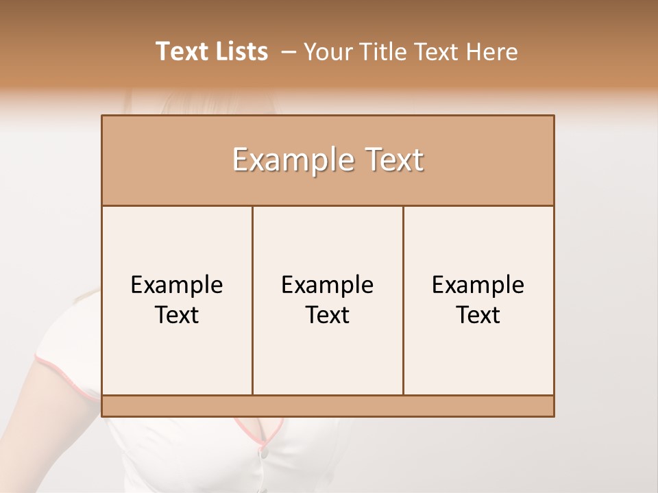 A Woman In A Nurse Outfit Is Holding A Syringe PowerPoint Template