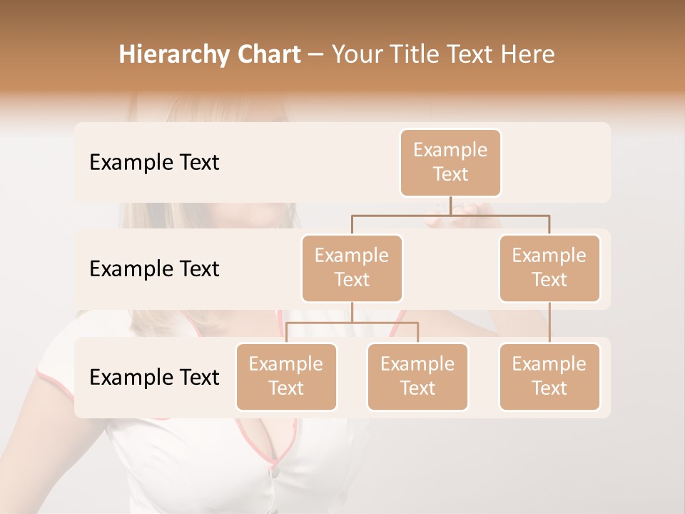 A Woman In A Nurse Outfit Is Holding A Syringe PowerPoint Template