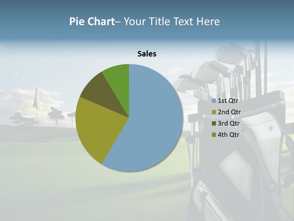 Outdoor Trees Bag PowerPoint Template