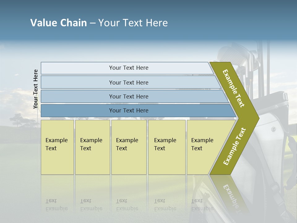 Outdoor Trees Bag PowerPoint Template