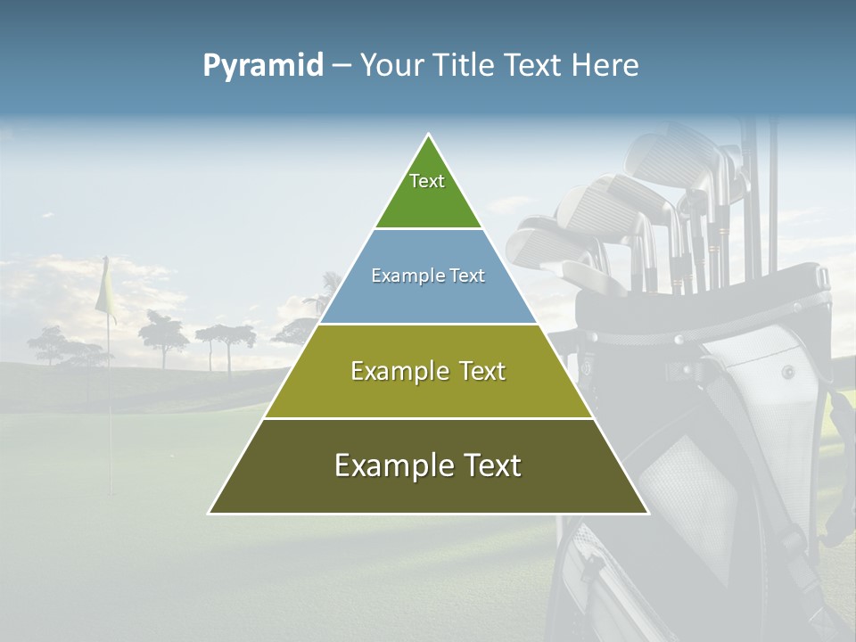 Outdoor Trees Bag PowerPoint Template