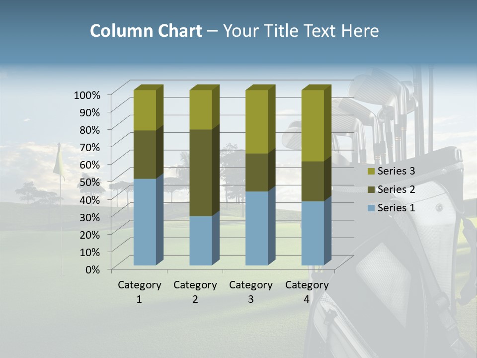 Outdoor Trees Bag PowerPoint Template