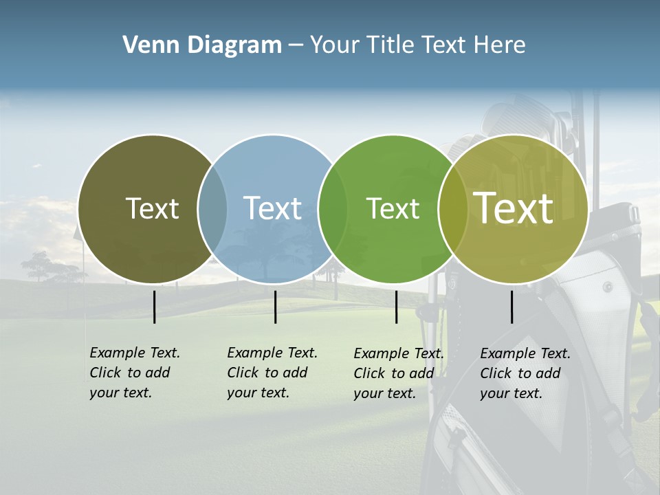 Outdoor Trees Bag PowerPoint Template