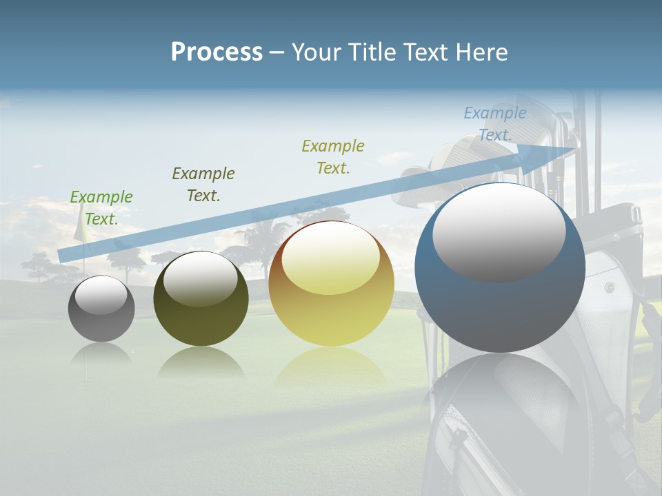 Outdoor Trees Bag PowerPoint Template