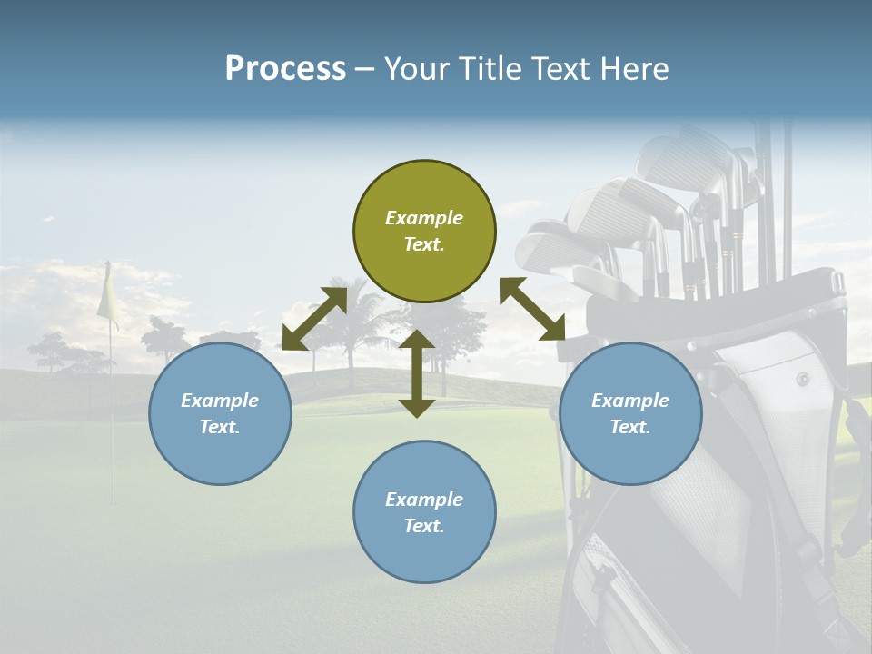 Outdoor Trees Bag PowerPoint Template