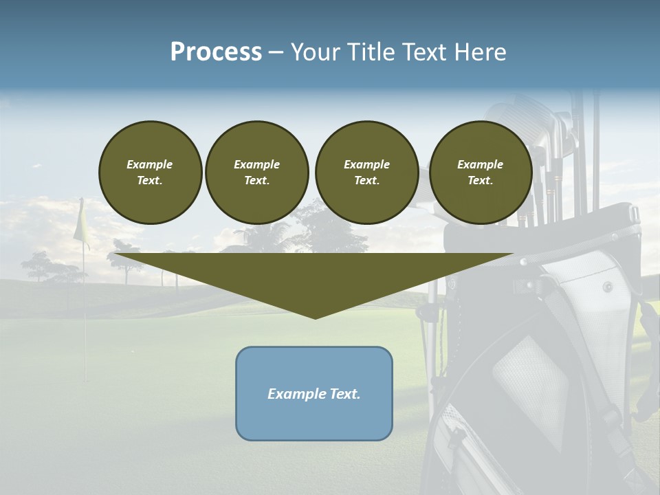 Outdoor Trees Bag PowerPoint Template