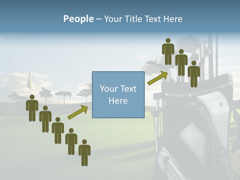 Outdoor Trees Bag PowerPoint Template