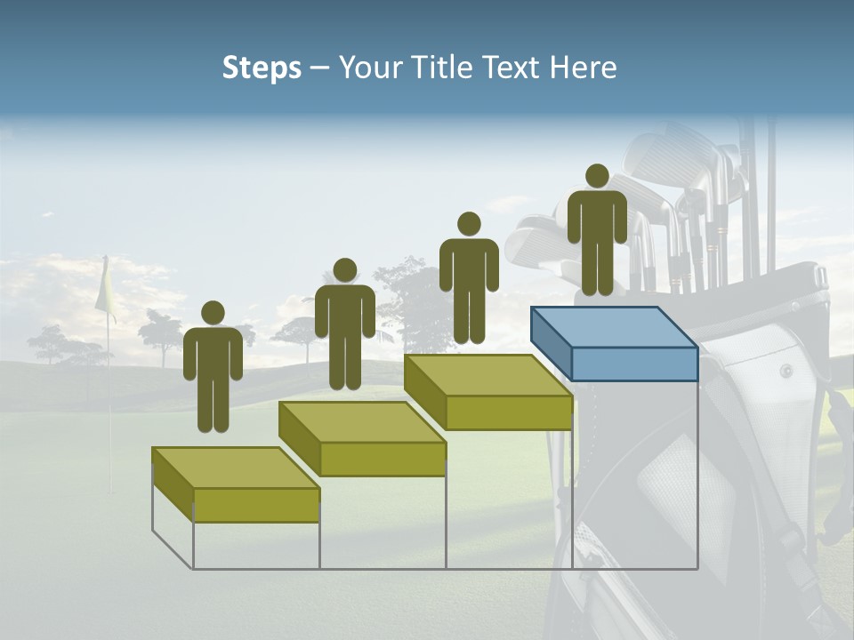 Outdoor Trees Bag PowerPoint Template