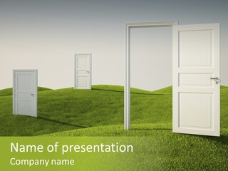 Scenic Sky Summer PowerPoint Template