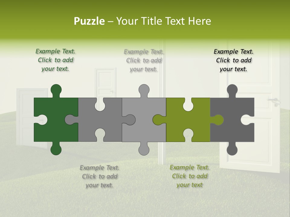 Scenic Sky Summer PowerPoint Template