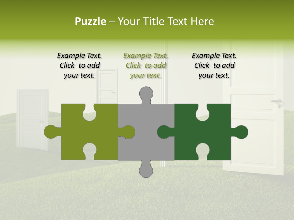 Scenic Sky Summer PowerPoint Template