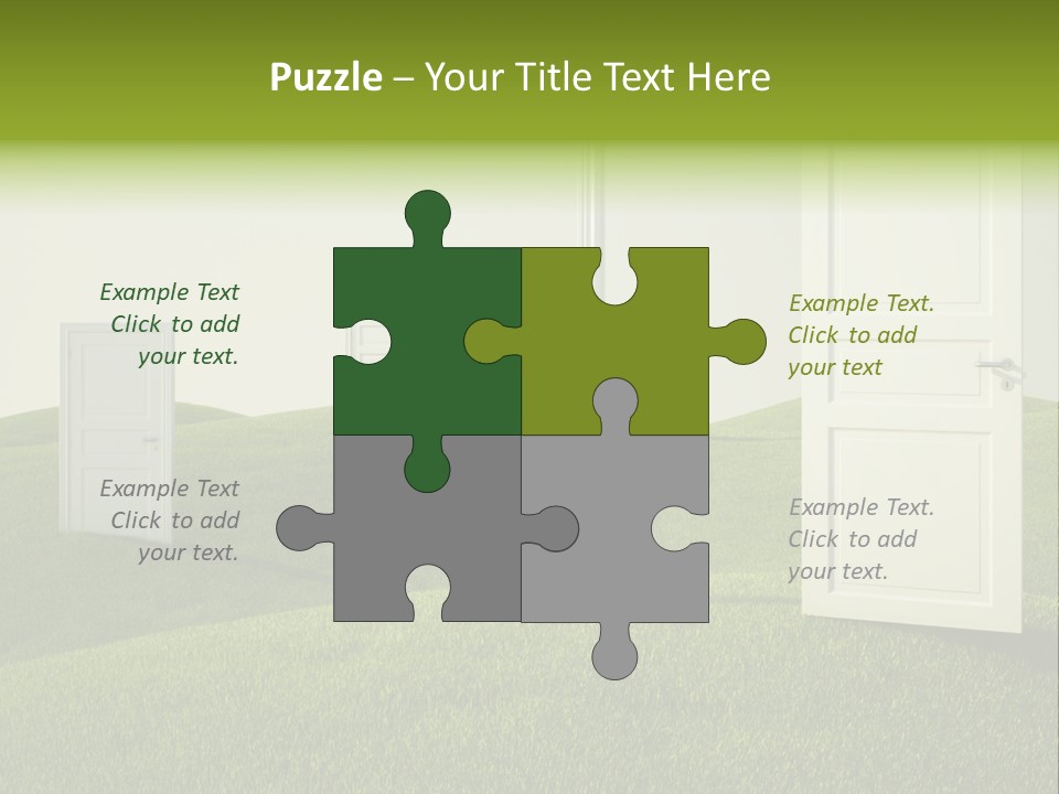 Scenic Sky Summer PowerPoint Template