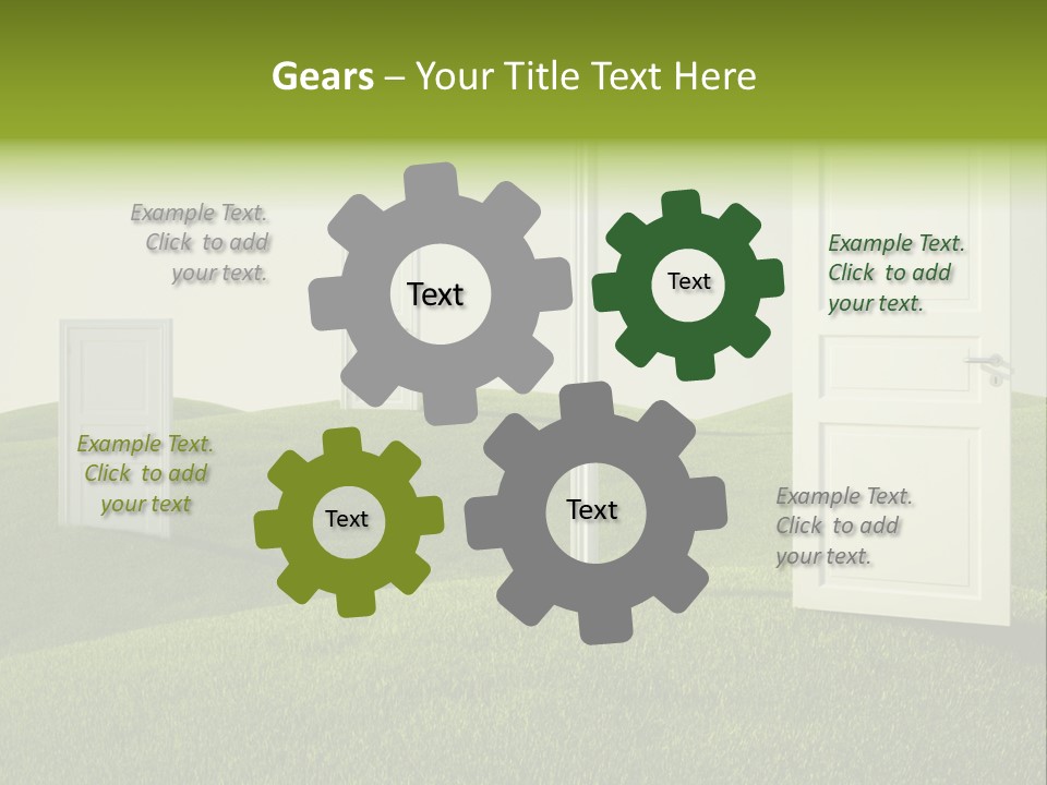 Scenic Sky Summer PowerPoint Template