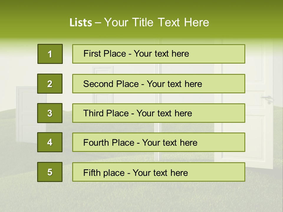 Scenic Sky Summer PowerPoint Template