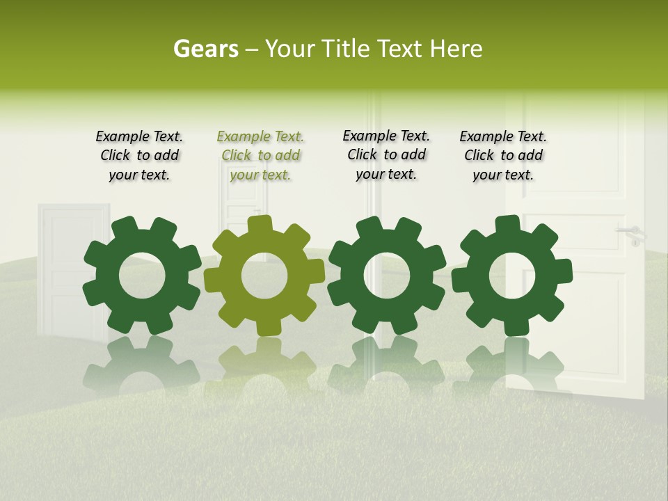 Scenic Sky Summer PowerPoint Template