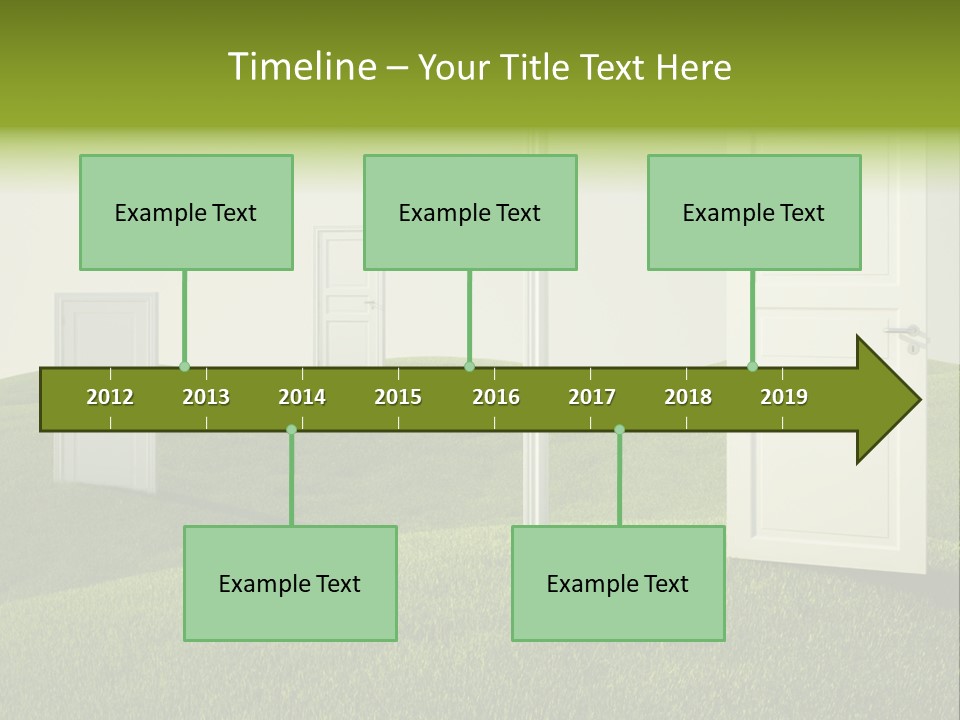 Scenic Sky Summer PowerPoint Template