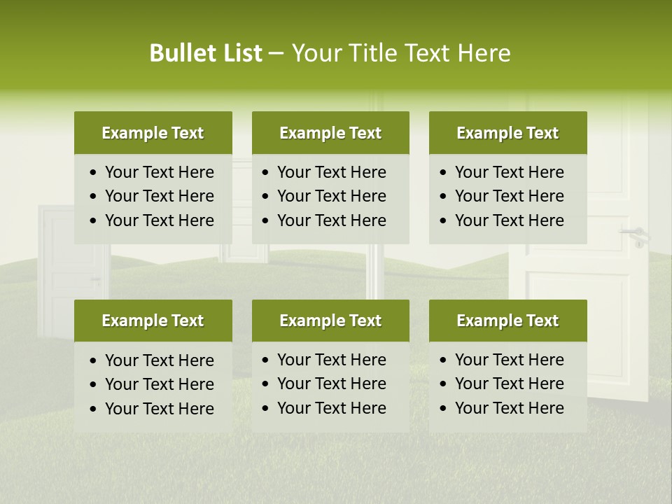 Scenic Sky Summer PowerPoint Template