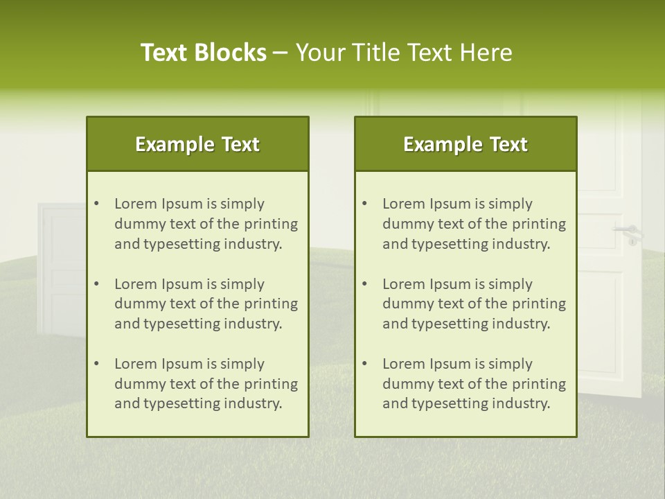 Scenic Sky Summer PowerPoint Template