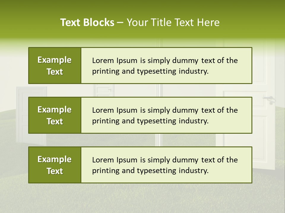Scenic Sky Summer PowerPoint Template
