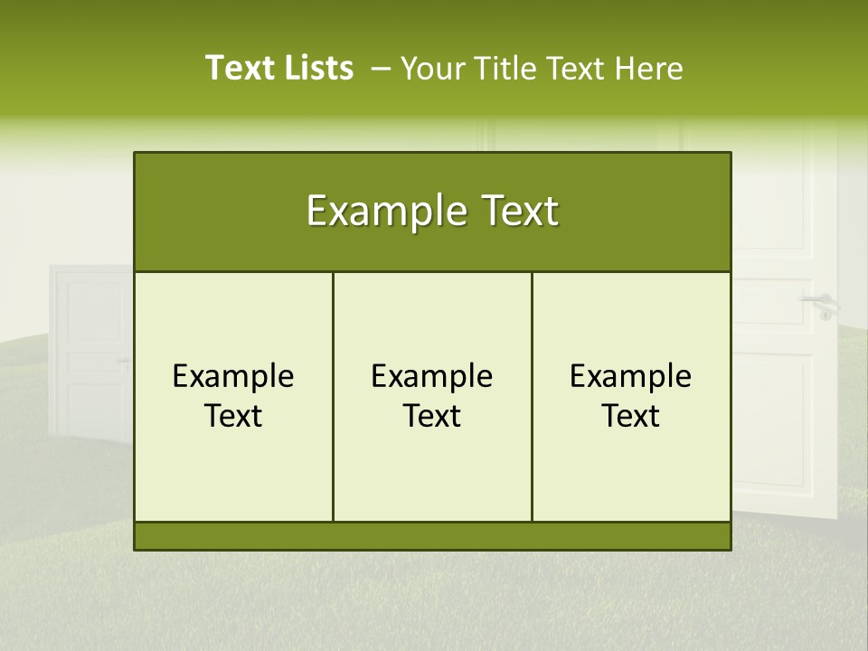 Scenic Sky Summer PowerPoint Template