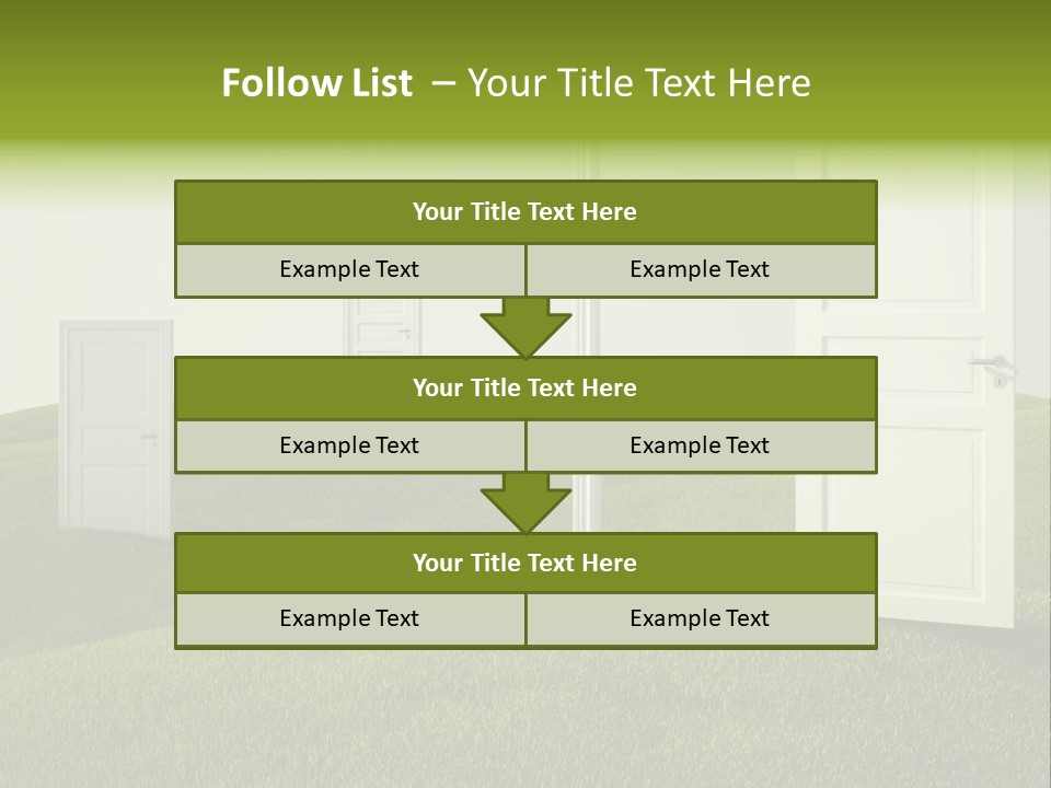 Scenic Sky Summer PowerPoint Template