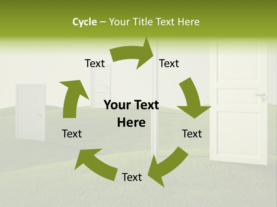 Scenic Sky Summer PowerPoint Template