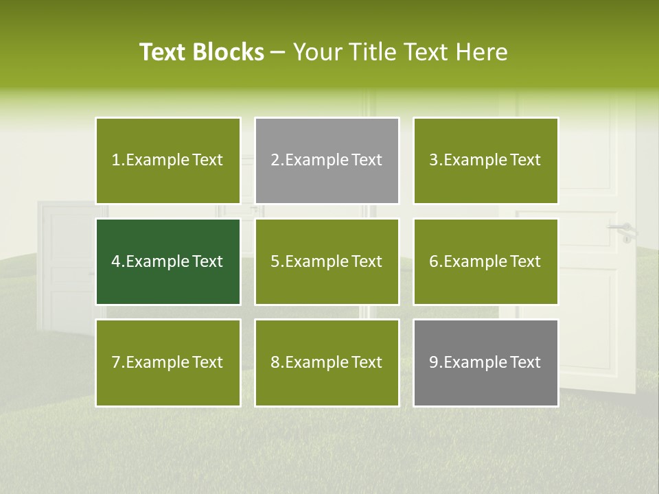 Scenic Sky Summer PowerPoint Template