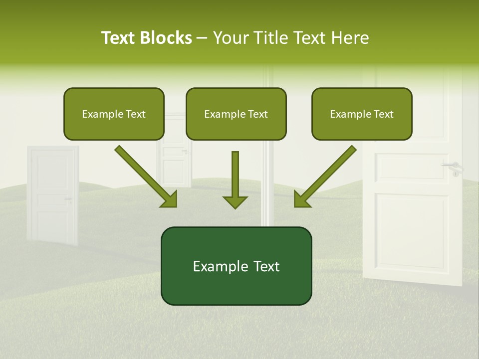 Scenic Sky Summer PowerPoint Template
