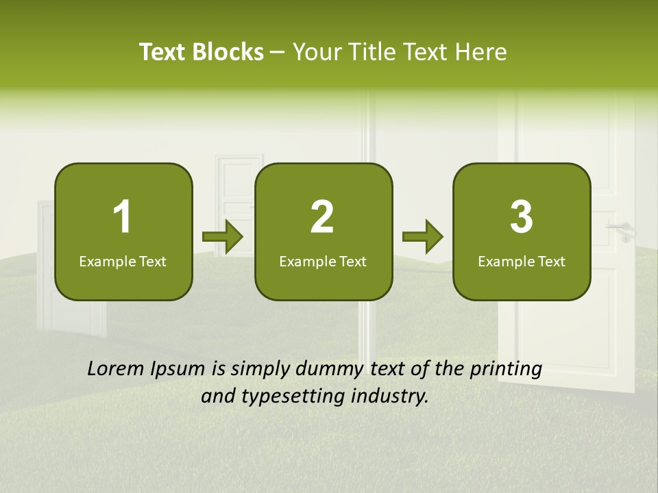 Scenic Sky Summer PowerPoint Template