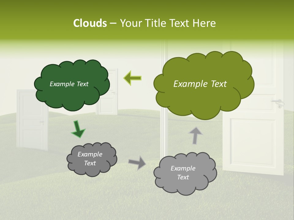 Scenic Sky Summer PowerPoint Template