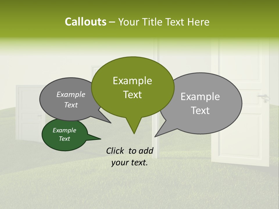 Scenic Sky Summer PowerPoint Template