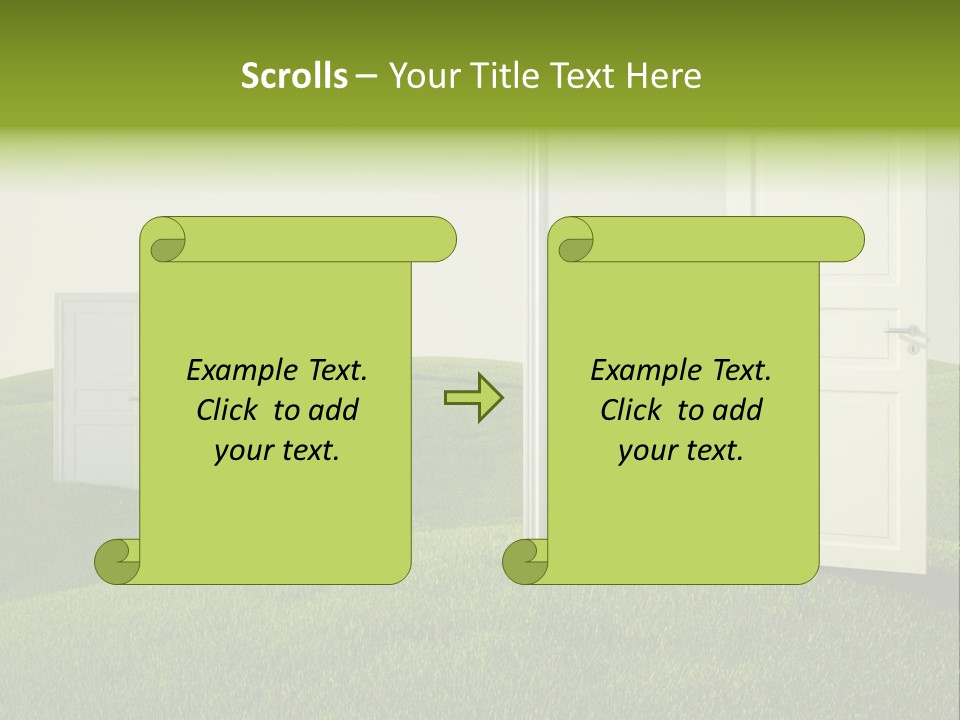 Scenic Sky Summer PowerPoint Template