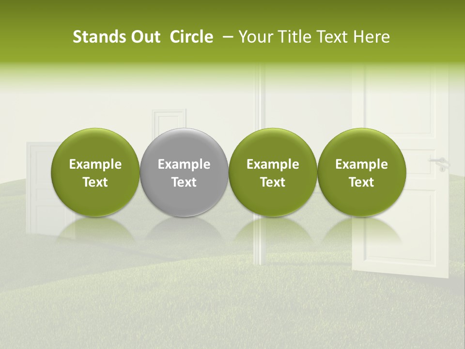 Scenic Sky Summer PowerPoint Template