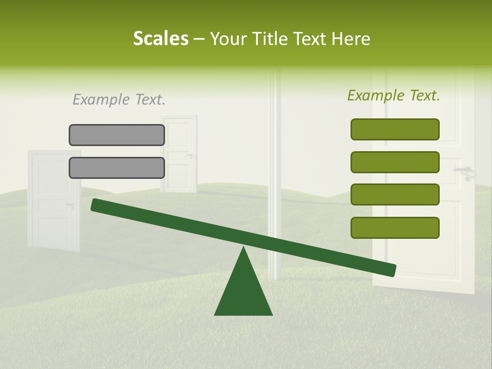 Scenic Sky Summer PowerPoint Template