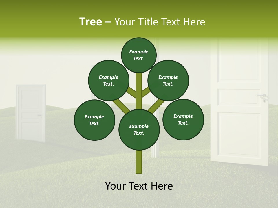 Scenic Sky Summer PowerPoint Template