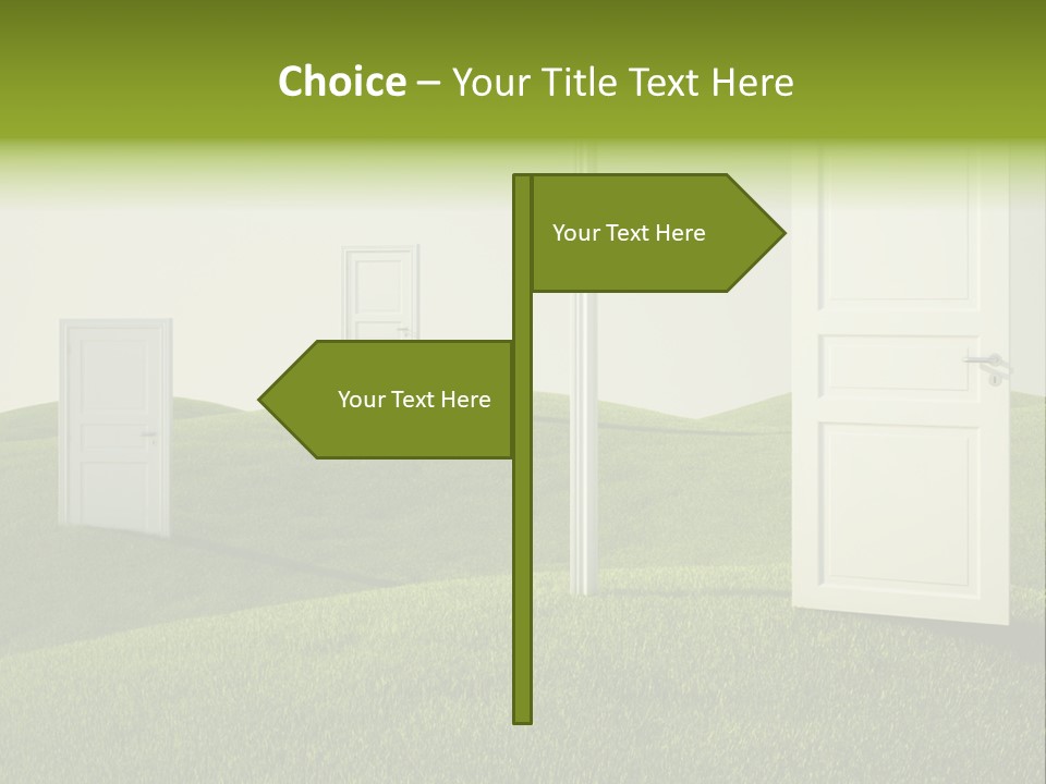 Scenic Sky Summer PowerPoint Template