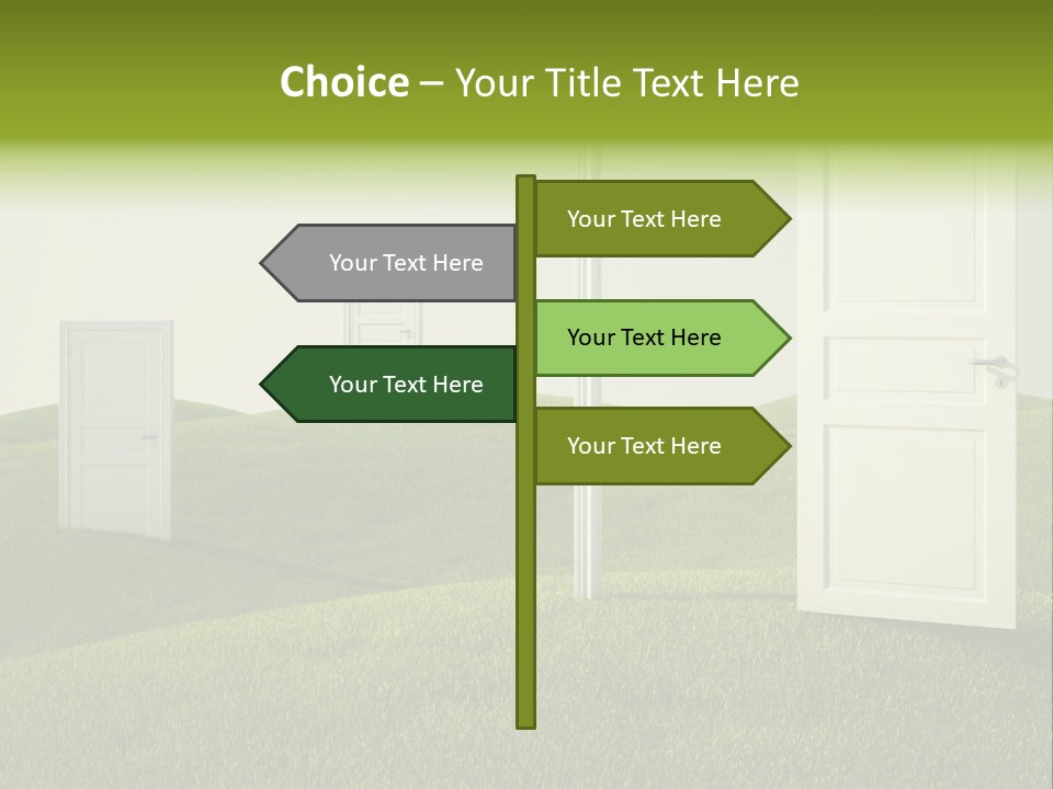 Scenic Sky Summer PowerPoint Template