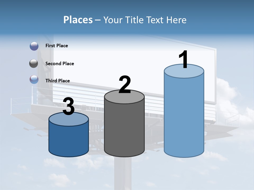 Market Sky Billboard PowerPoint Template